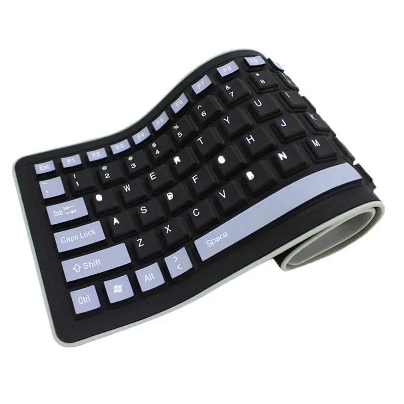 Foldable Keyboard Waterproof Smart Slim Design ALAMASHI STORE