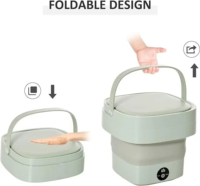 Foldable Mini Laundry Machine ALAMASHI STORE